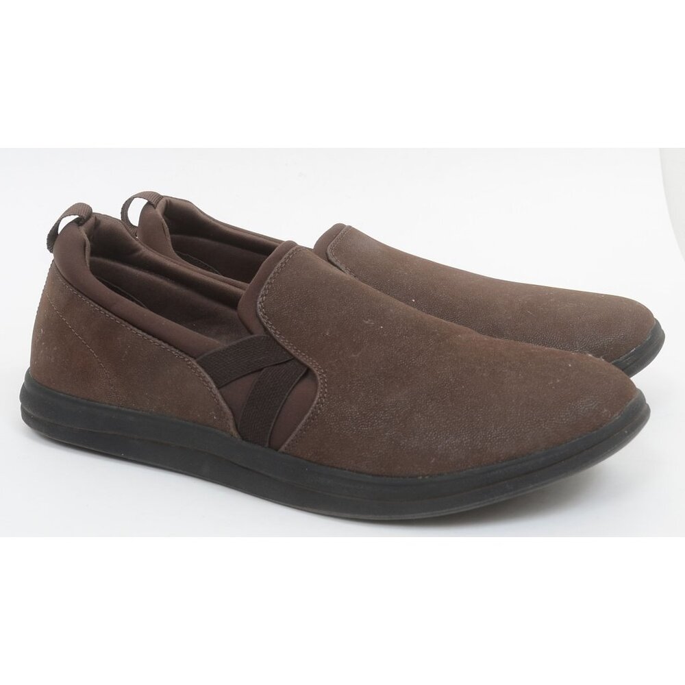 Clarks Women's‎ Size 11 Brown Slip-On Comfort Loafer Flat Shoes Minimalist